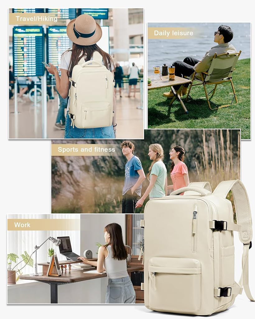 PALAY® Travel Backpack with Seperate Shoe Storage 14'' Laptop Backpack Full Open Zipper Bakcpack with Multi Compartments Fashion Outdoor Travel Waterproof Backpack PALAY® Travel Backpack with Seperate Shoe Storage 14'' Laptop Backpack Full Open Zipper Bakcpack with Multi Compartments Fashion Outdoor Travel Waterproof Backpack